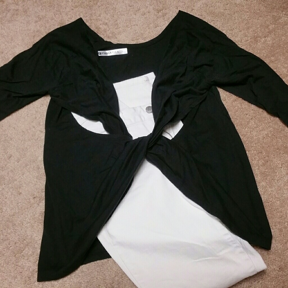 Fabletics open back lightweight long sleeve